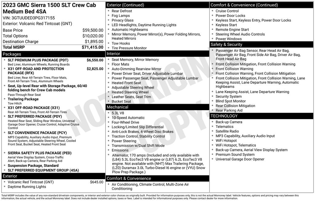 2023 GMC Sierra 1500 SLT
