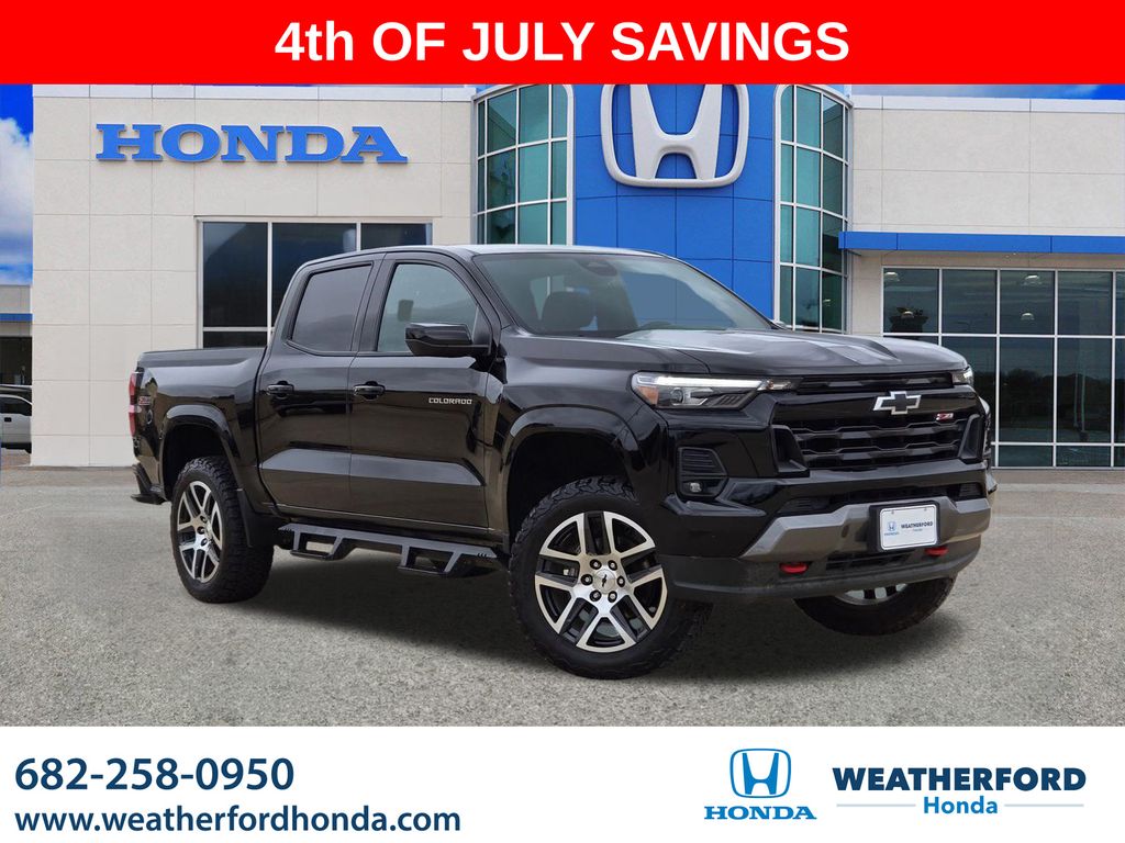 Black 2023 Chevrolet Colorado Pickup Truck Four-Wheel Drive 8-Speed Automatic