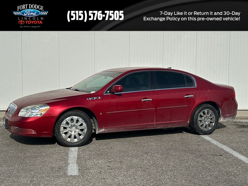 Crystal Red Tintcoat 2009 Buick Lucerne Sedan Front-Wheel Drive 4-Speed Automatic