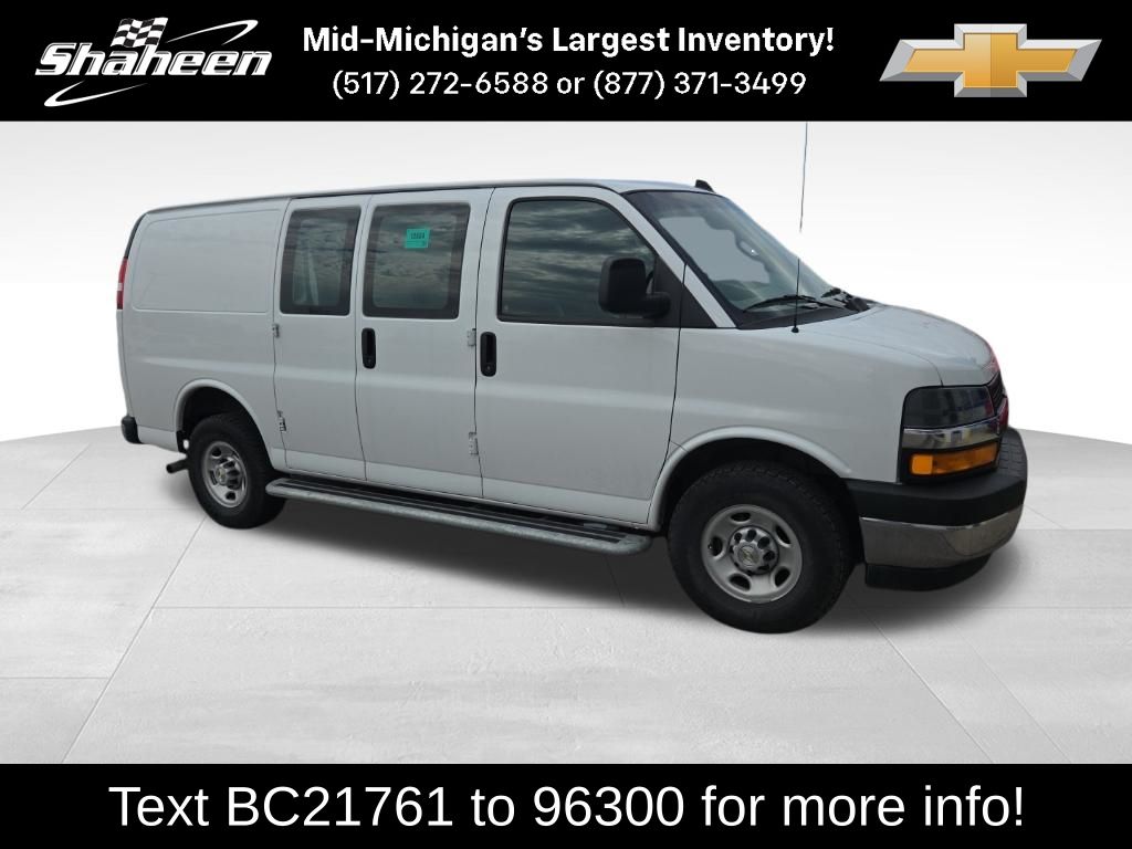 Summit White 2024 Chevrolet Express Cargo 2500 RWD Van Rear-Wheel Drive 8-Speed Automatic Overdrive