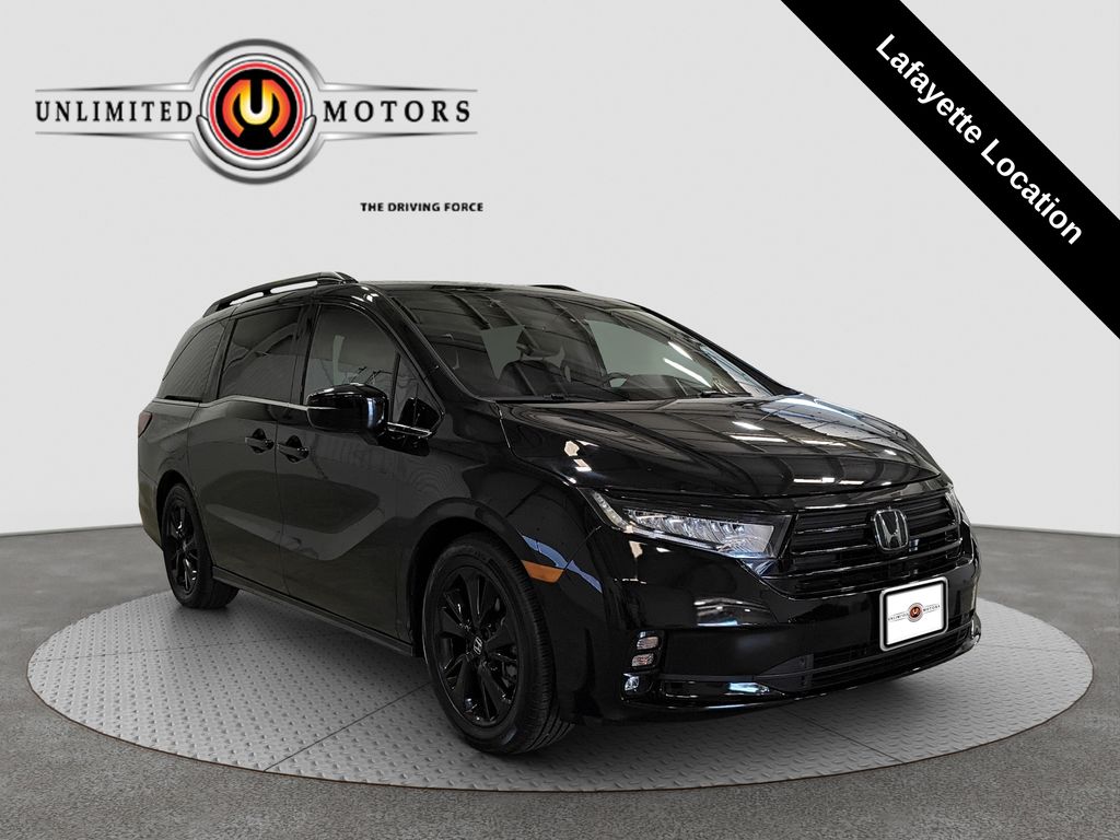 Crystal Black Pearl 2023 Honda Odyssey Minivan Front-Wheel Drive Automatic