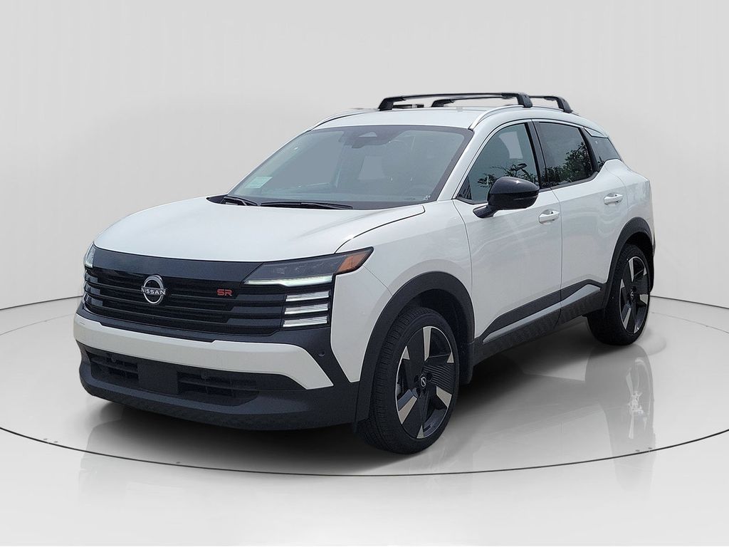 Aspen White Tricoat 2026 Nissan Kicks SUV / Crossover All-Wheel Drive Continuously Variable Transmission