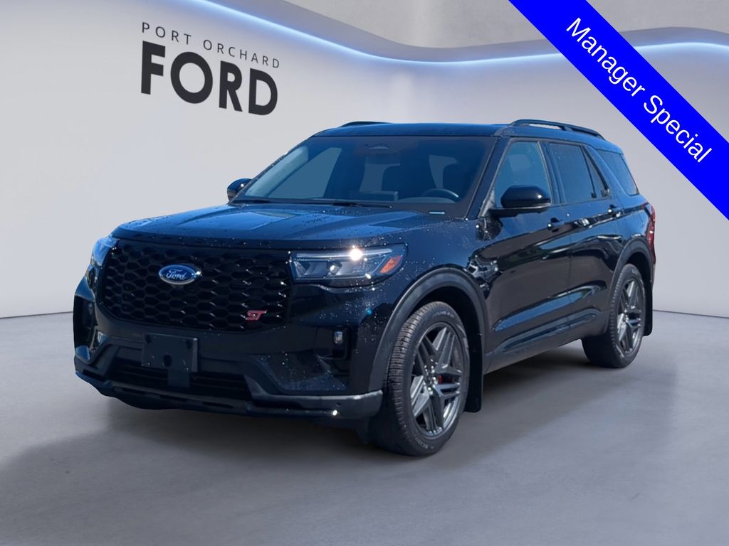 Agate Black Metallic 2025 Ford Explorer SUV / Crossover All-Wheel Drive Automatic