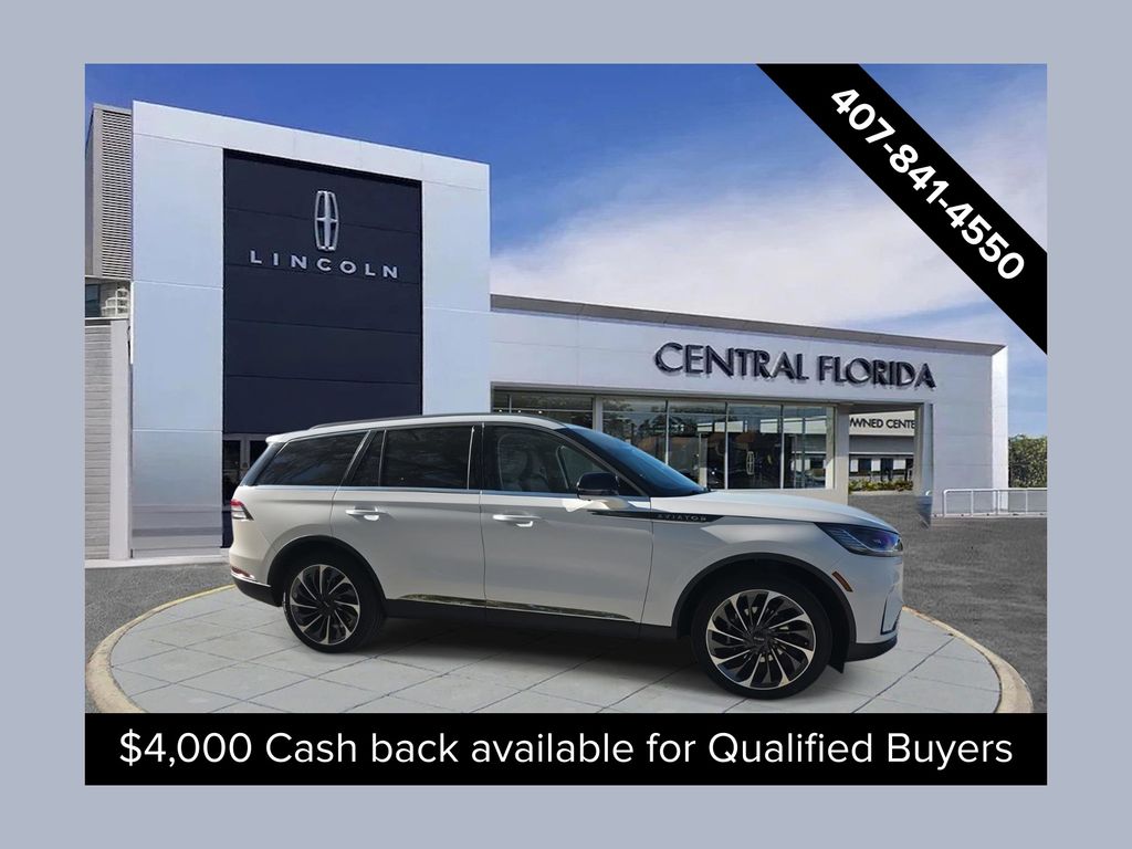 White Metallic 2026 Lincoln Aviator SUV / Crossover All-Wheel Drive Automatic