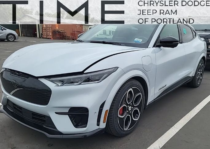 Space White Metallic 2023 Ford Mustang Mach-E SUV / Crossover All-Wheel Drive Automatic