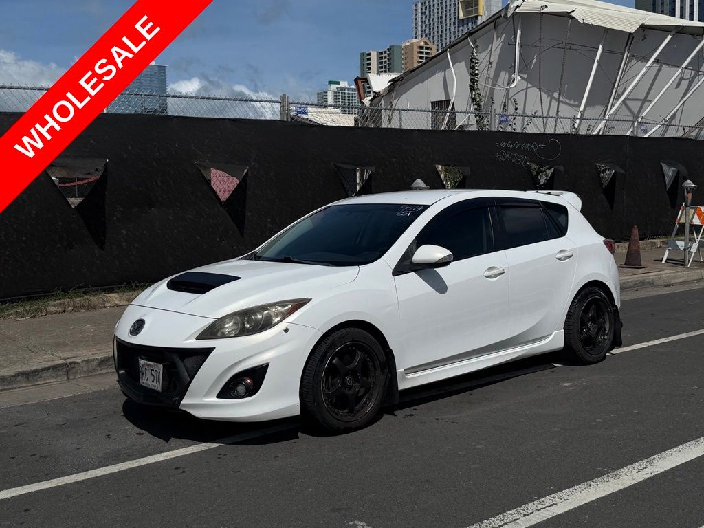 Crystal White Pearl Mica 2012 Mazda MAZDASPEED3 Hatchback Front-Wheel Drive 6-Speed Manual