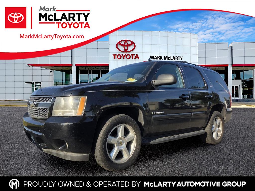 Black 2008 Chevrolet Tahoe SUV / Crossover Four-Wheel Drive 4-Speed Automatic Overdrive