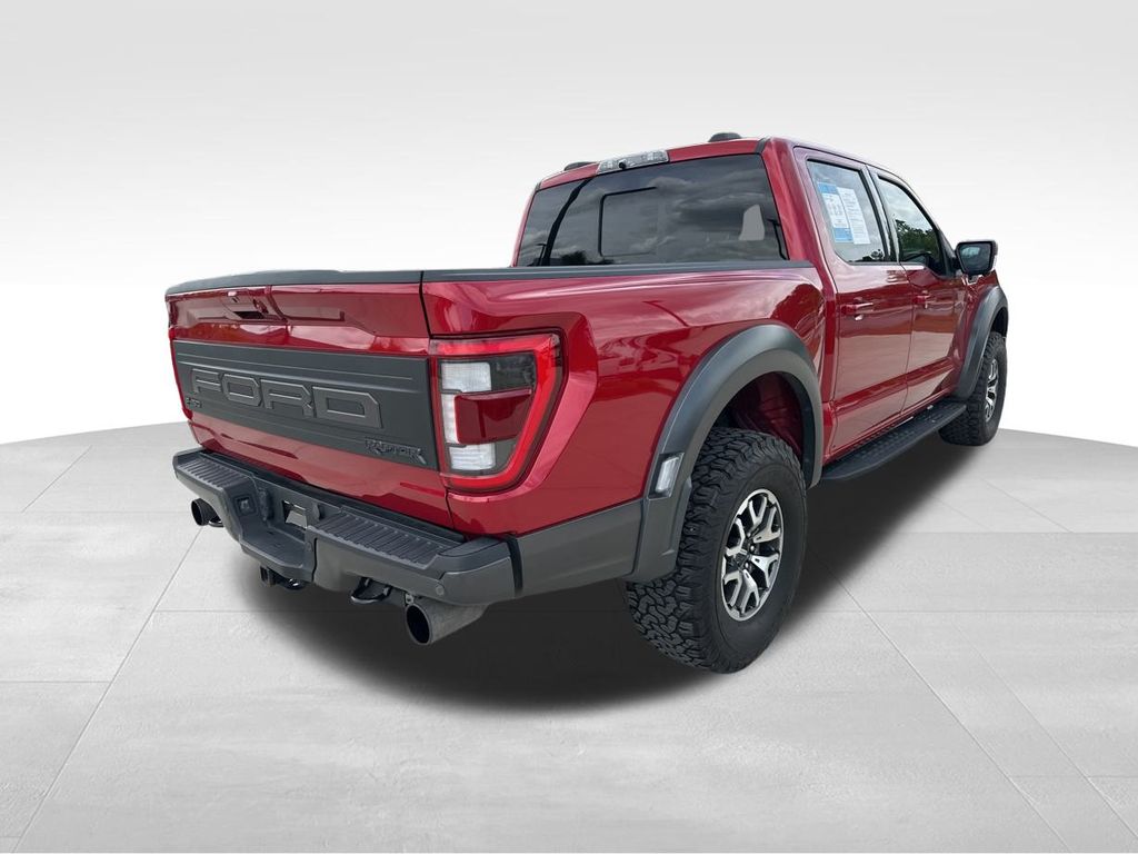 2022 Rapid Red Metallic Tinted Clearcoat Ford F-150 Raptor 4X4 Truck