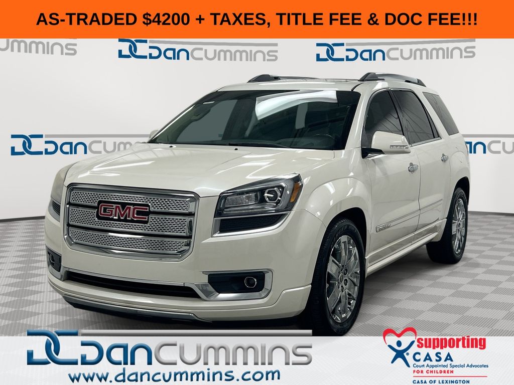 White Diamond Clearcoat 2013 GMC Acadia SUV / Crossover All-Wheel Drive 6-Speed Automatic