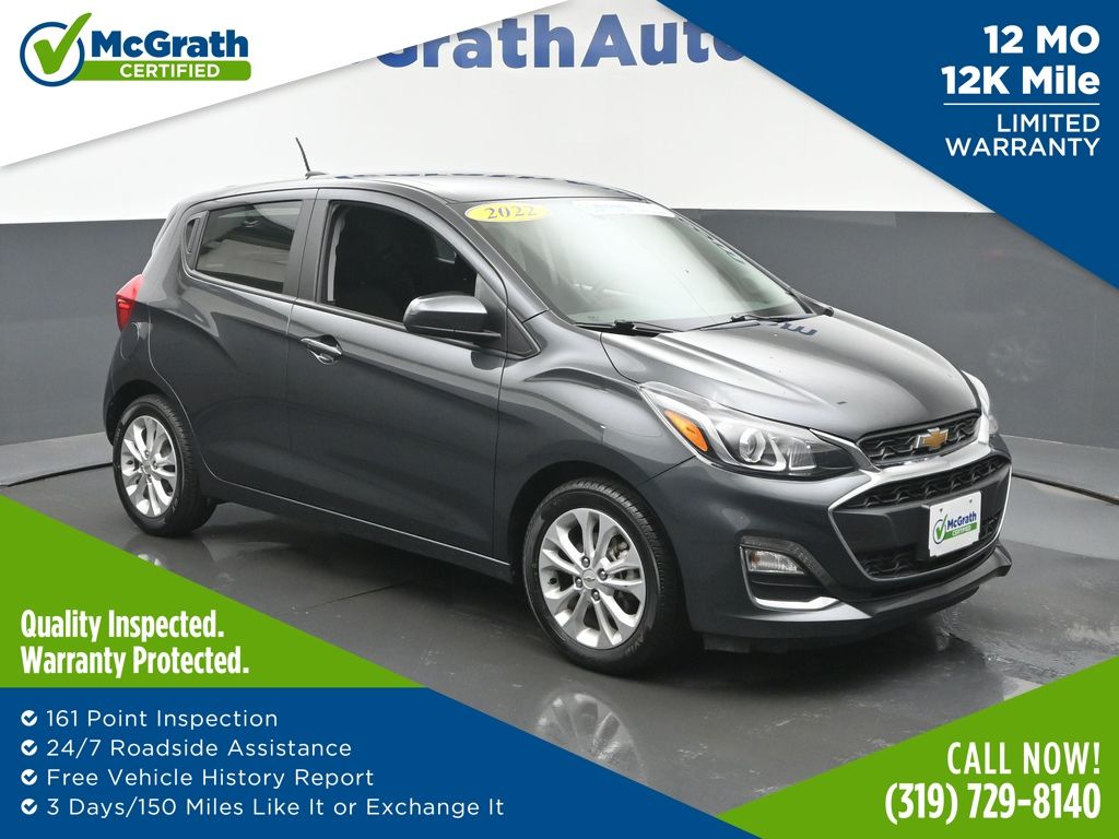 Nightfall Gray Metallic 2022 Chevrolet Spark Hatchback Front-Wheel Drive 5-Speed Manual