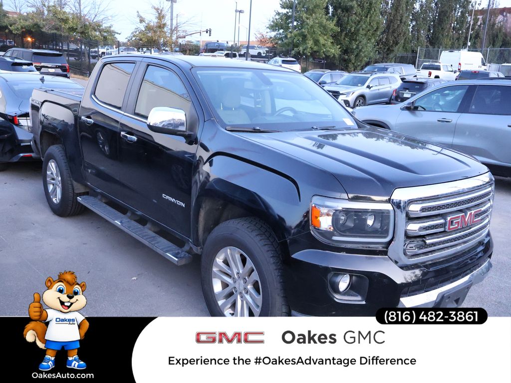 Onyx Black 2016 GMC Canyon Pickup Truck Four-Wheel Drive 6-Speed Automatic
