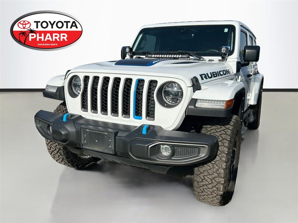 Bright White Clearcoat 2021 Jeep Wrangler 4xe SUV / Crossover Four-Wheel Drive 8-Speed Automatic