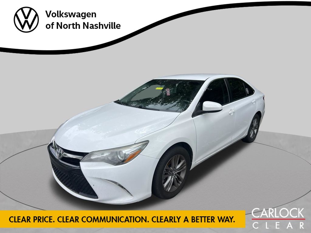 Super White 2017 Toyota Camry Sedan Front-Wheel Drive 6-Speed Automatic