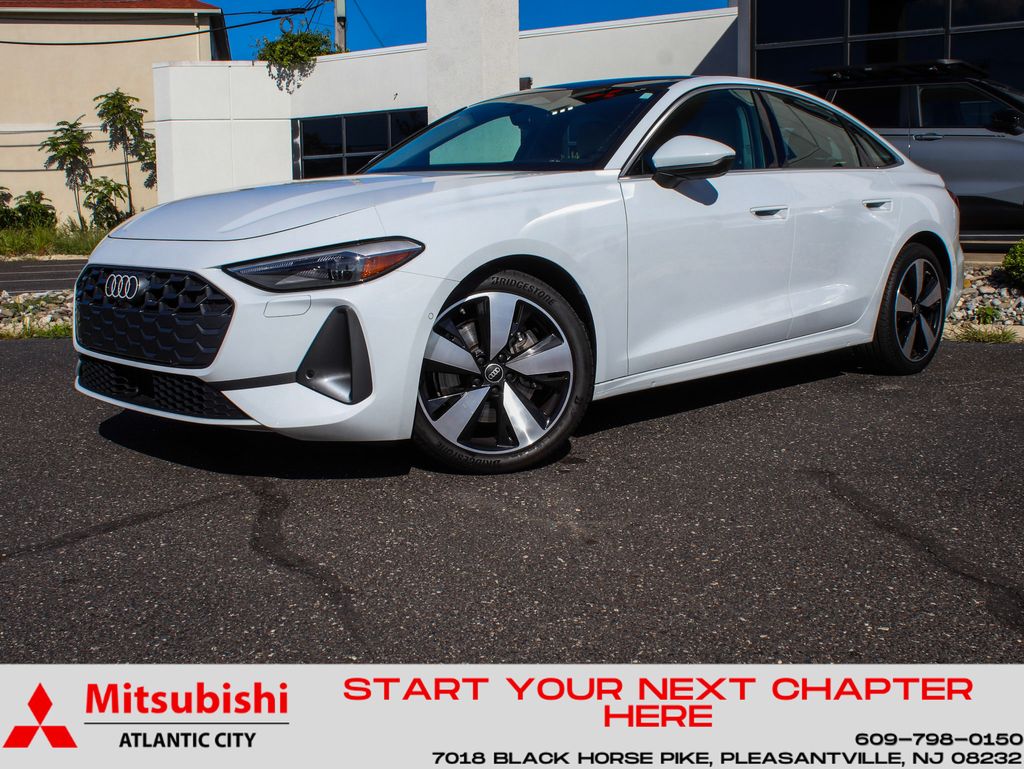 Glacier White Metallic 2025 Audi A5 Sedan All-Wheel Drive 7-Speed Automatic