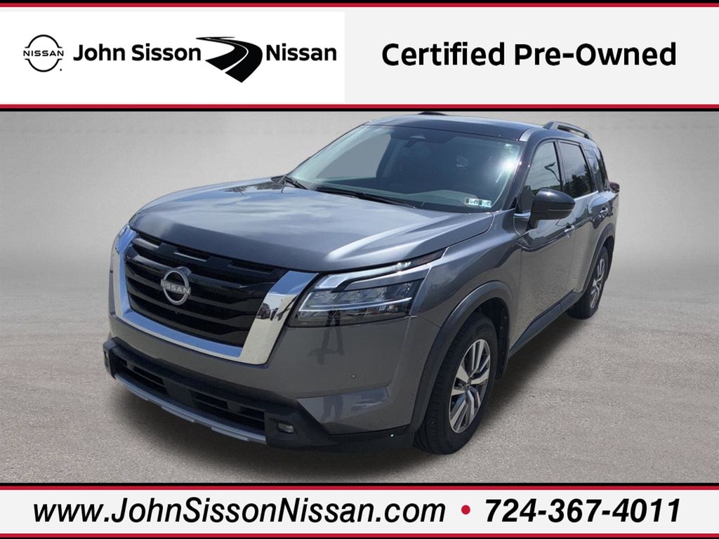 Gun Metallic/Super Black 2022 Nissan Pathfinder SUV / Crossover All-Wheel Drive 9-Speed Automatic