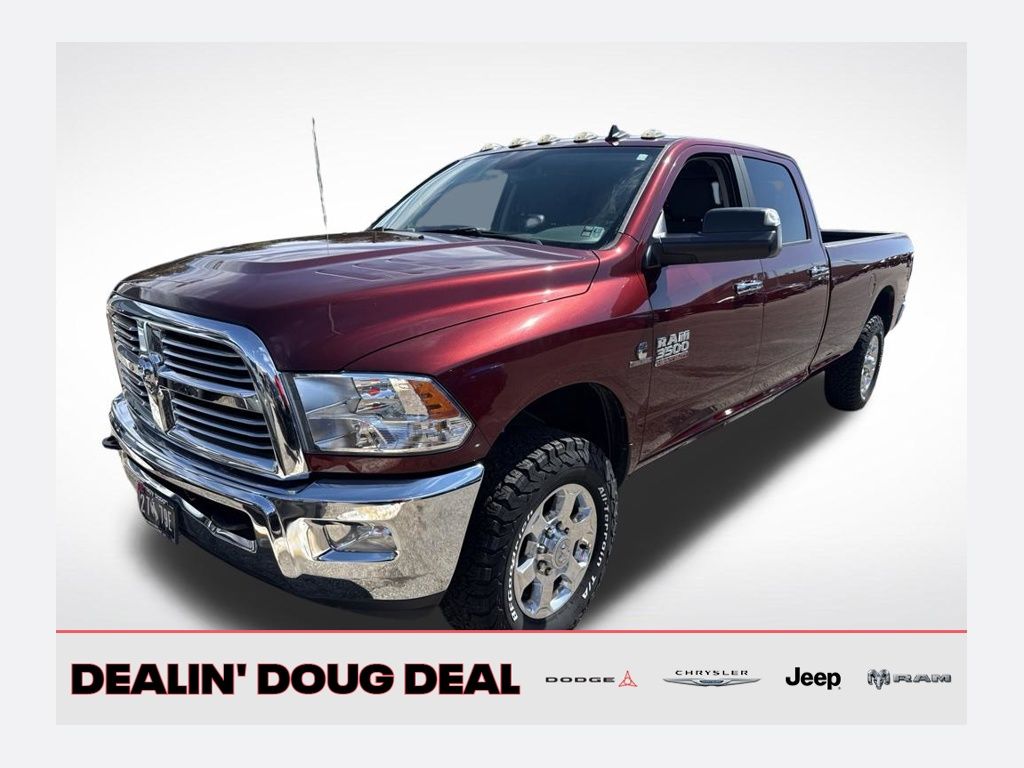 Delmonico Red Pearlcoat 2017 RAM 3500 Pickup Truck Four-Wheel Drive 6-Speed Manual