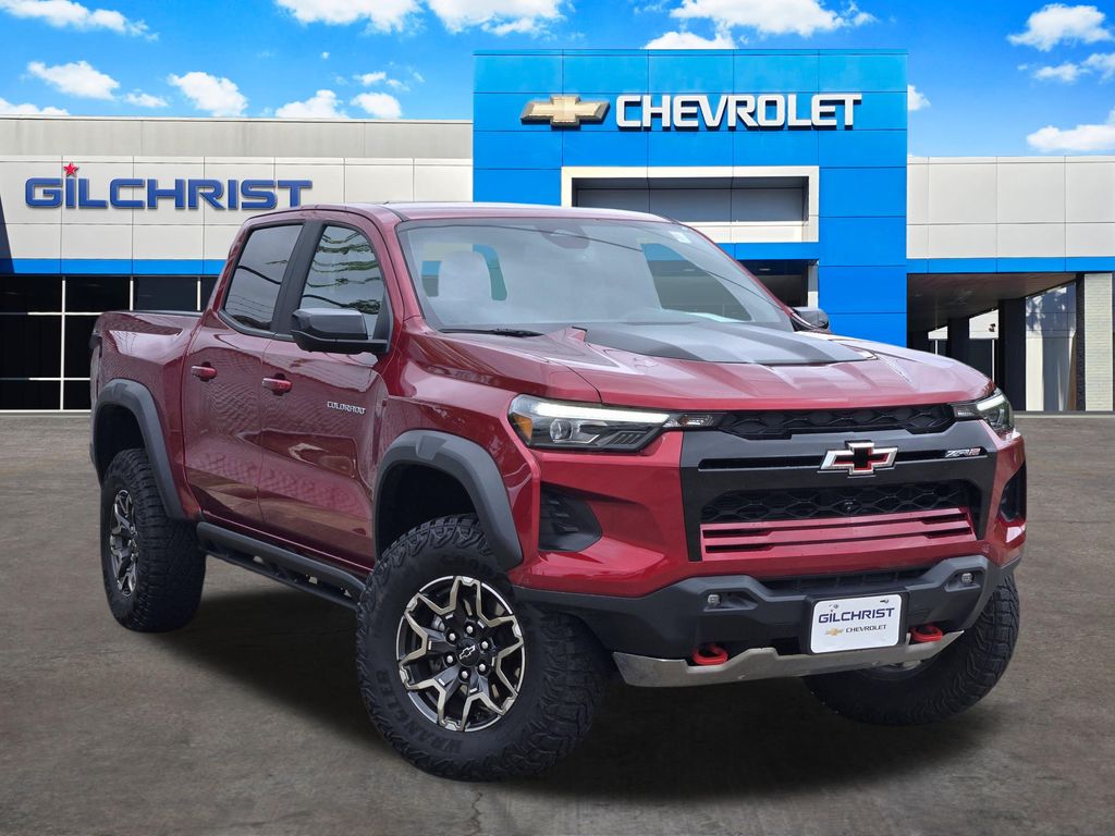 Radiant Red Tintcoat 2024 Chevrolet Colorado Pickup Truck Four-Wheel Drive 8-Speed Automatic