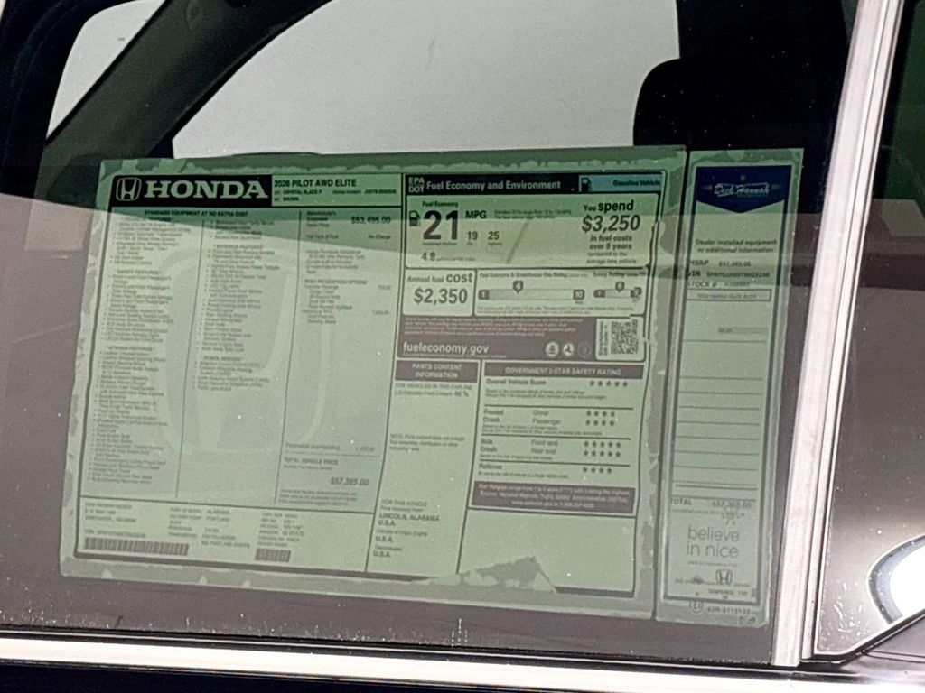 2026 Honda Pilot Elite