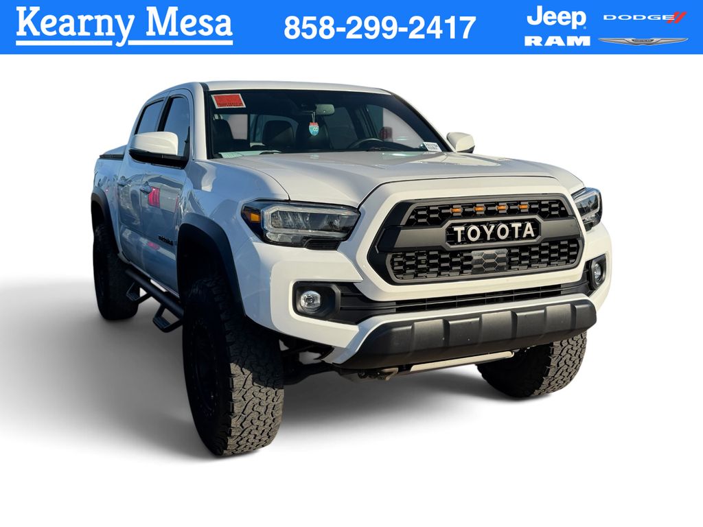 Super White 2020 Toyota Tacoma Pickup Truck Four-Wheel Drive 6-Speed Automatic