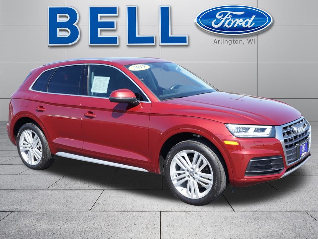 Matador Red Metallic 2019 Audi Q5 quattro Premium Plus 45 TFSI SUV / Crossover All-Wheel Drive 7-Speed Automatic
