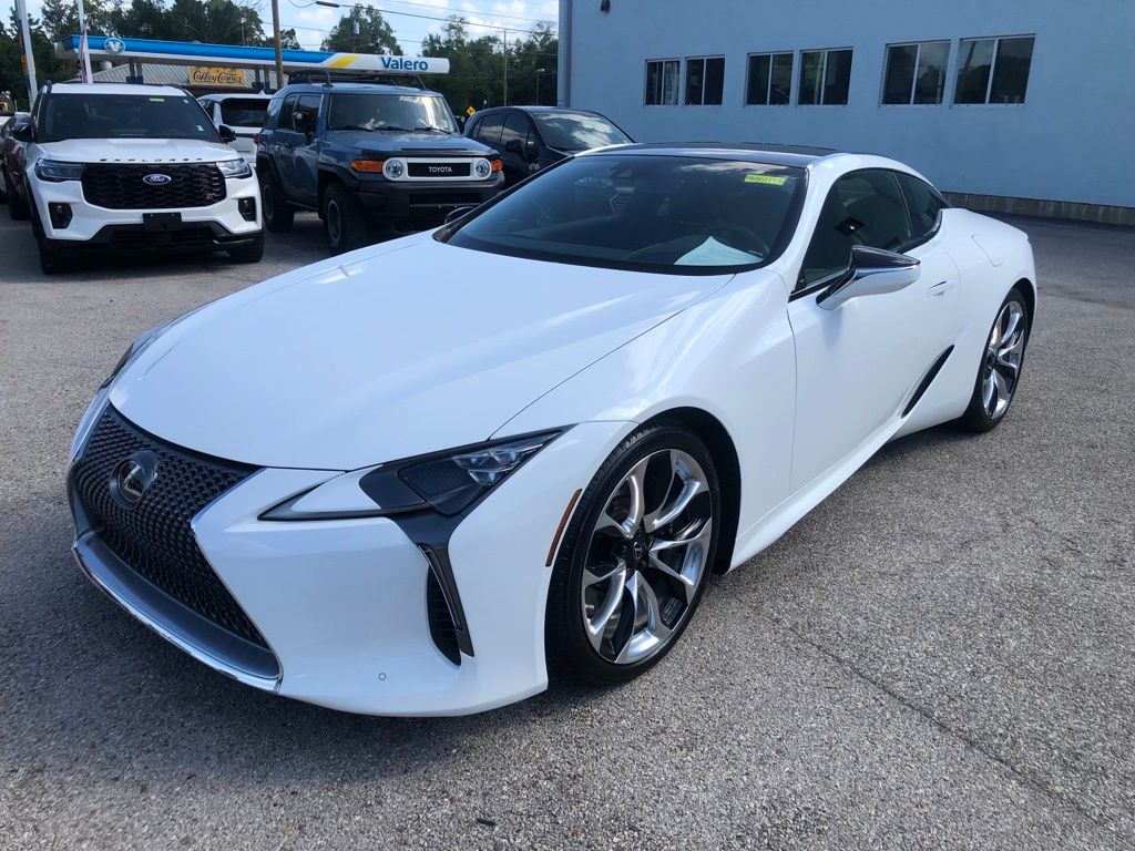 White 2018 Lexus LC Coupe Rear-Wheel Drive Automatic