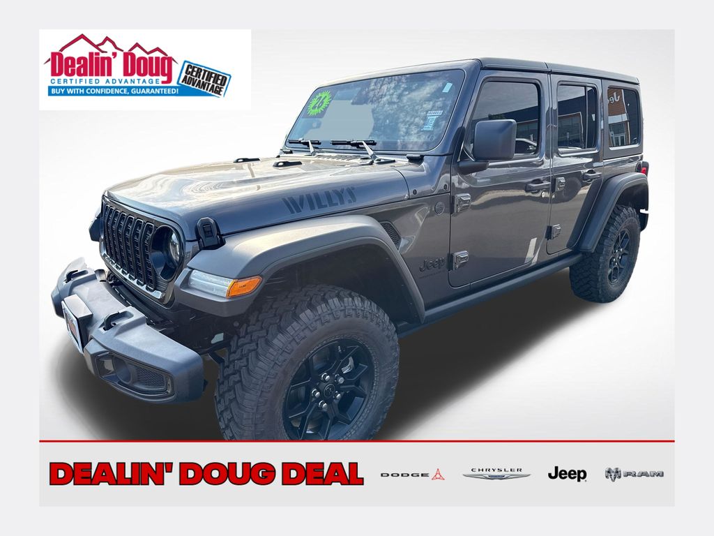 Gray (Granite Crystal Metallic Clearcoat) 2026 Jeep Wrangler SUV / Crossover Four-Wheel Drive 8-Speed Automatic