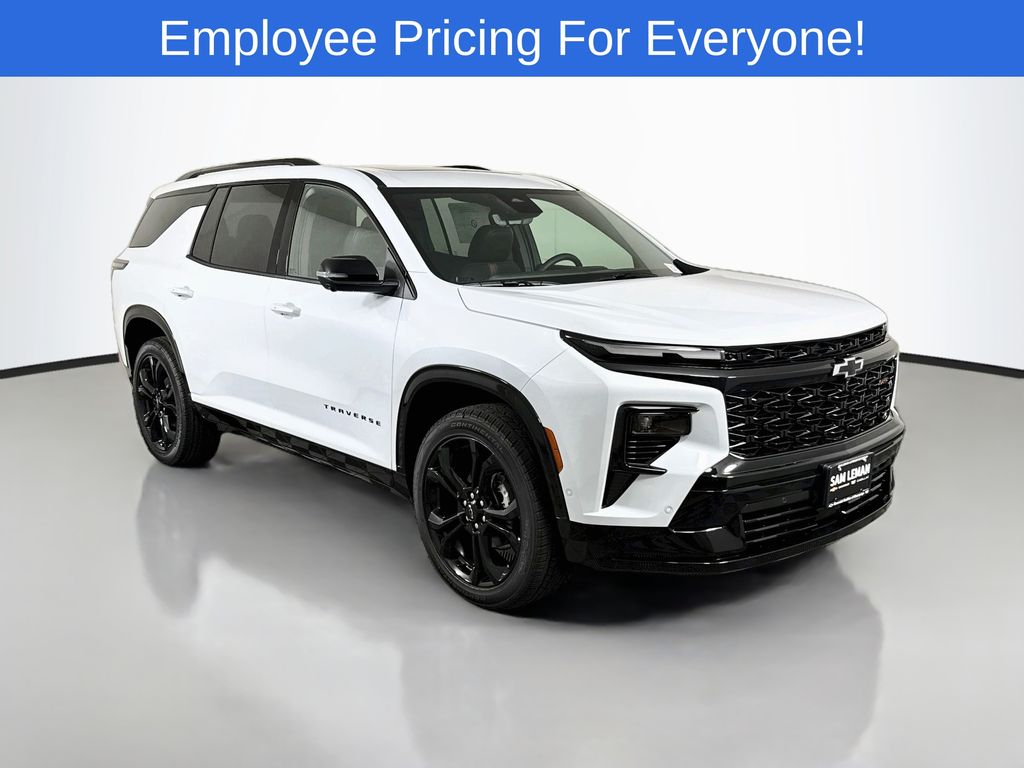 Polar White Tricoat 2027 Chevrolet Traverse SUV / Crossover Four-Wheel Drive 8-Speed Automatic