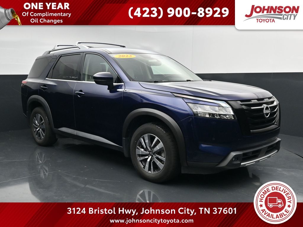 Deep Ocean Blue Pearl 2023 Nissan Pathfinder SUV / Crossover Front-Wheel Drive 9-Speed Automatic