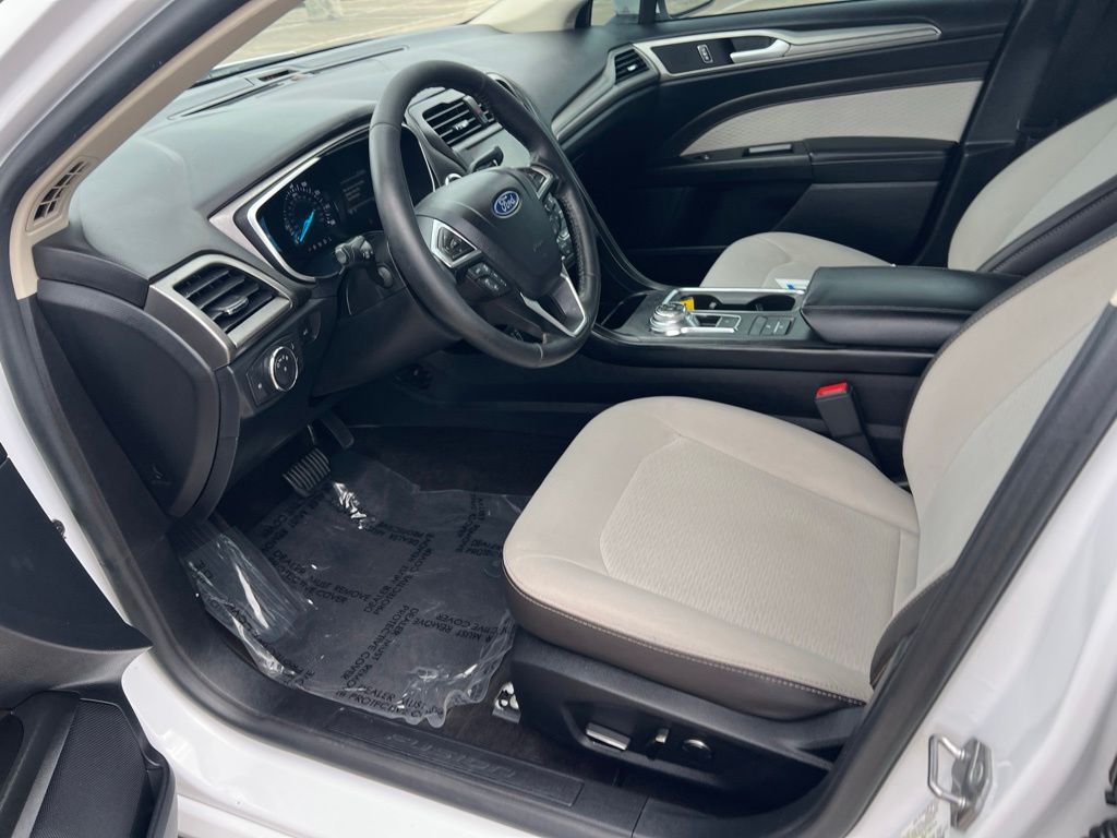 2020 Ford Fusion SE White at DeMontrond Ford