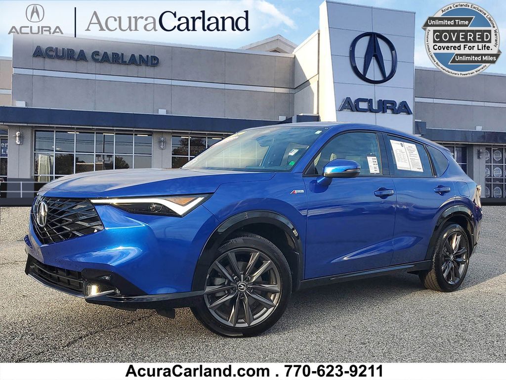 Adriatic Blue Sea Metallic 2025 Acura ADX FWD with A-SPEC Package SUV / Crossover Front-Wheel Drive Continuously Variable Transmission