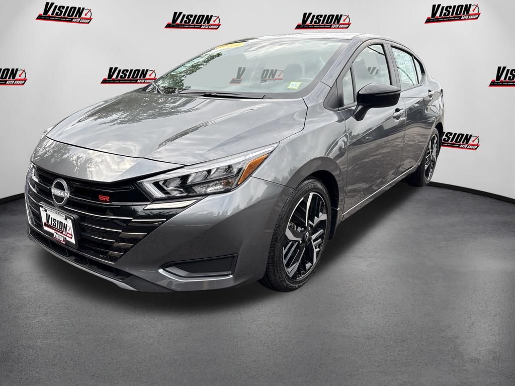 Gray (Gun Metallic) 2025 Nissan Versa Sedan Front-Wheel Drive Continuously Variable Transmission