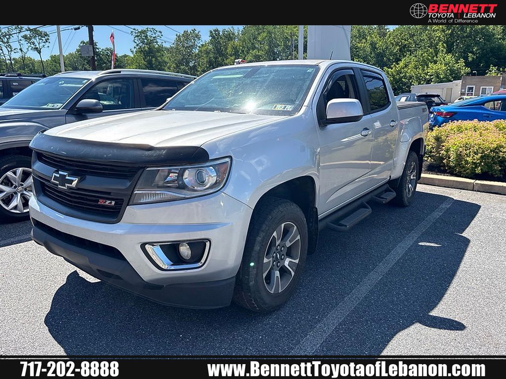 Silver Ice Metallic 2016 Chevrolet Colorado Pickup Truck Four-Wheel Drive 6-Speed Automatic