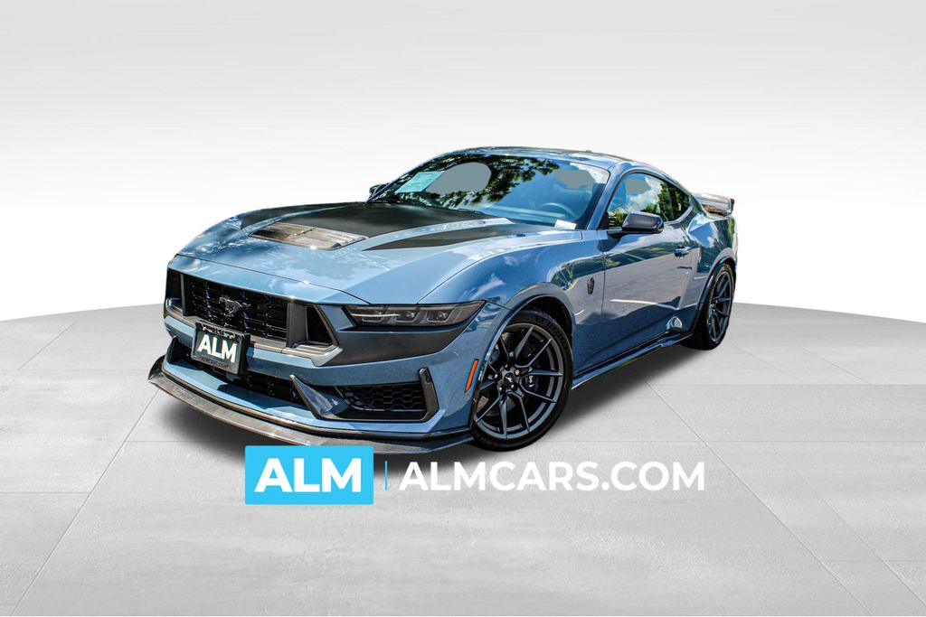 Blue 2024 Ford Mustang Coupe Rear-Wheel Drive Automatic