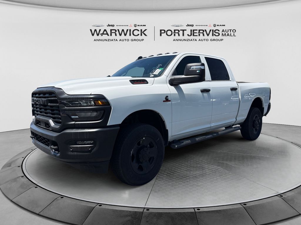 Bright White Clearcoat 2026 RAM 3500 Pickup Truck Four-Wheel Drive 8-Speed Automatic