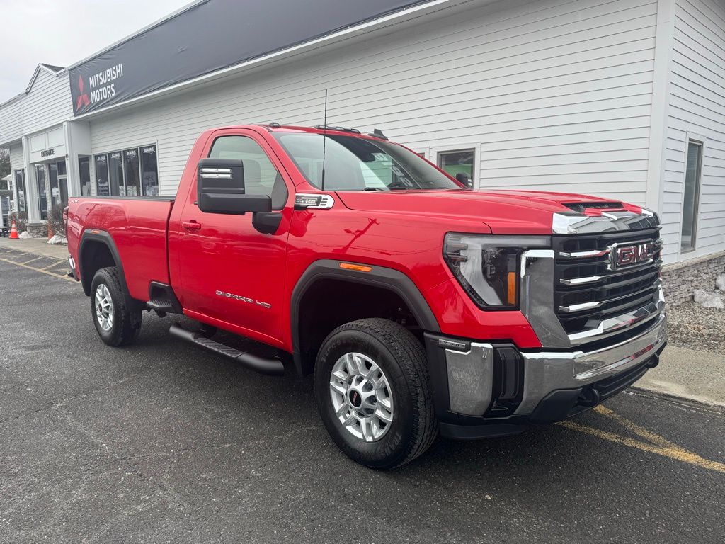 Cardinal Red 2024 GMC Sierra 2500HD SLE Regular Cab LB 4WD Pickup Truck Four-Wheel Drive Automatic