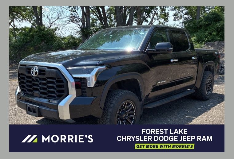 Midnight Black Metallic 2022 Toyota Tundra Pickup Truck Four-Wheel Drive Automatic