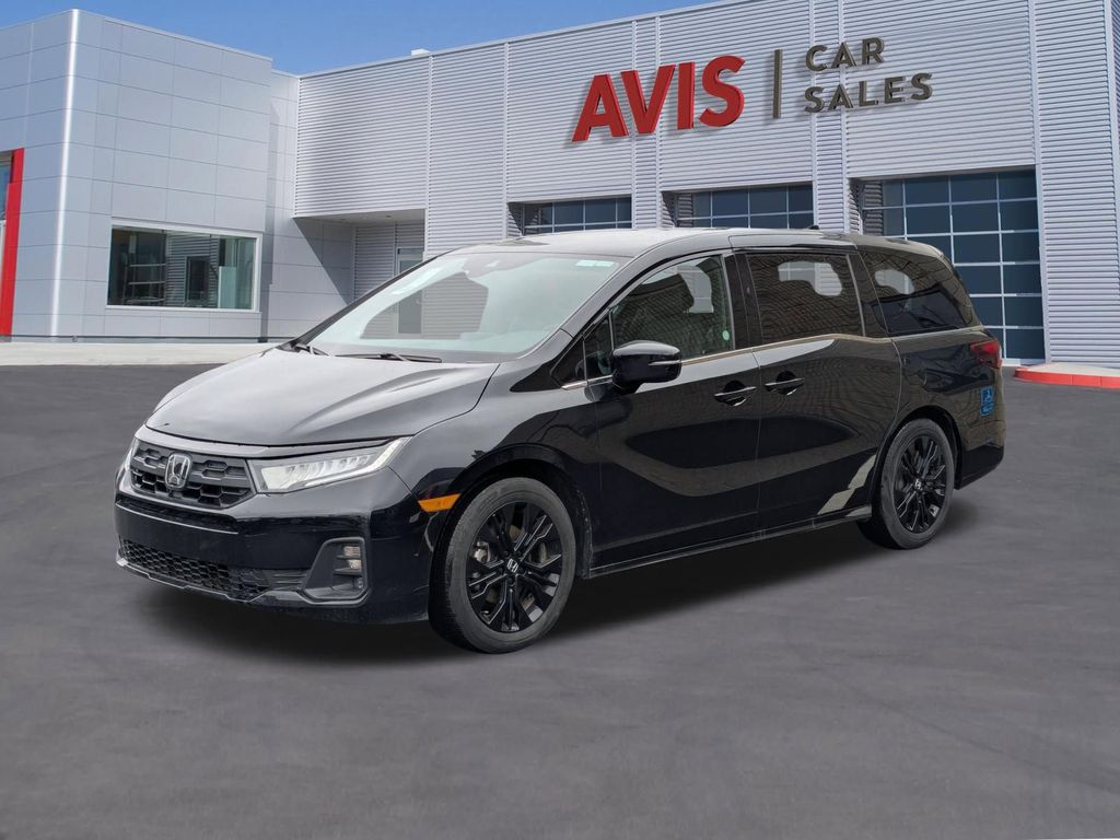 Crystal Black Pearl 2025 Honda Odyssey Sport-L FWD Minivan Front-Wheel Drive Automatic