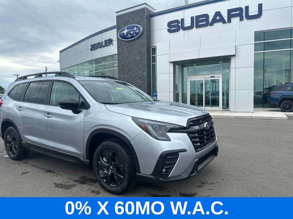 Ice Silver Metallic 2026 Subaru Ascent SUV / Crossover All-Wheel Drive Continuously Variable Transmission