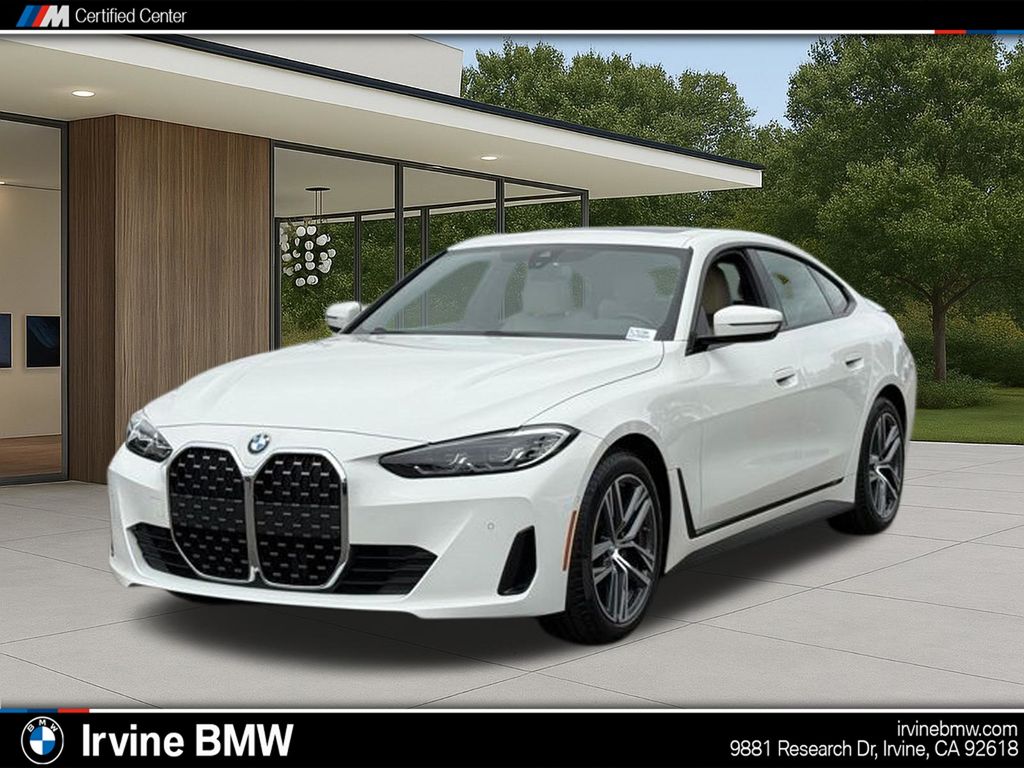 Alpine White 2023 BMW 4 Series Coupe Rear-Wheel Drive 8-Speed Automatic