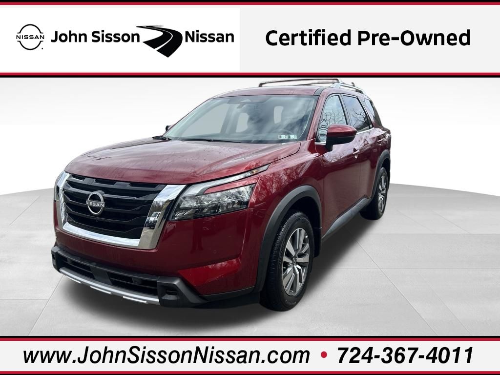 Red (Scarlet Ember Tintcoat) 2025 Nissan Pathfinder SL 4WD SUV / Crossover All-Wheel Drive 9-Speed Automatic