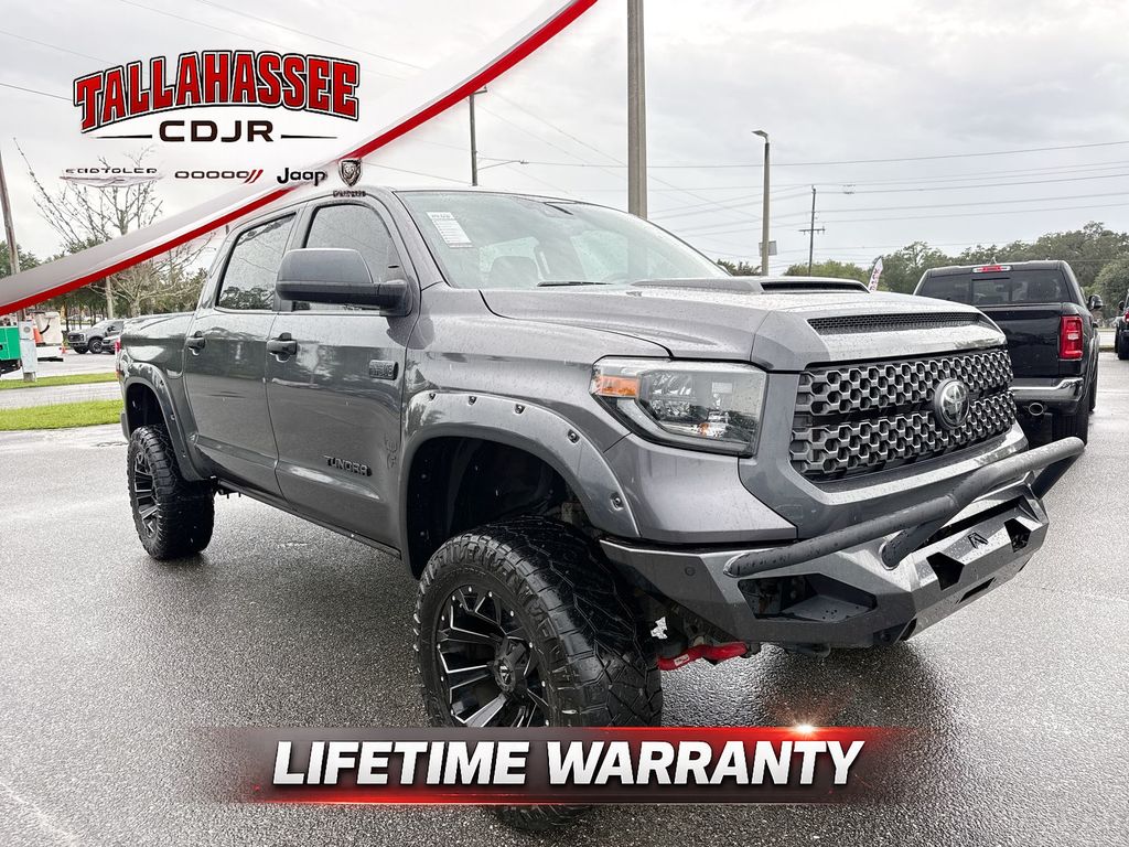 Magnetic Gray Metallic 2021 Toyota Tundra Pickup Truck Four-Wheel Drive 6-Speed Automatic