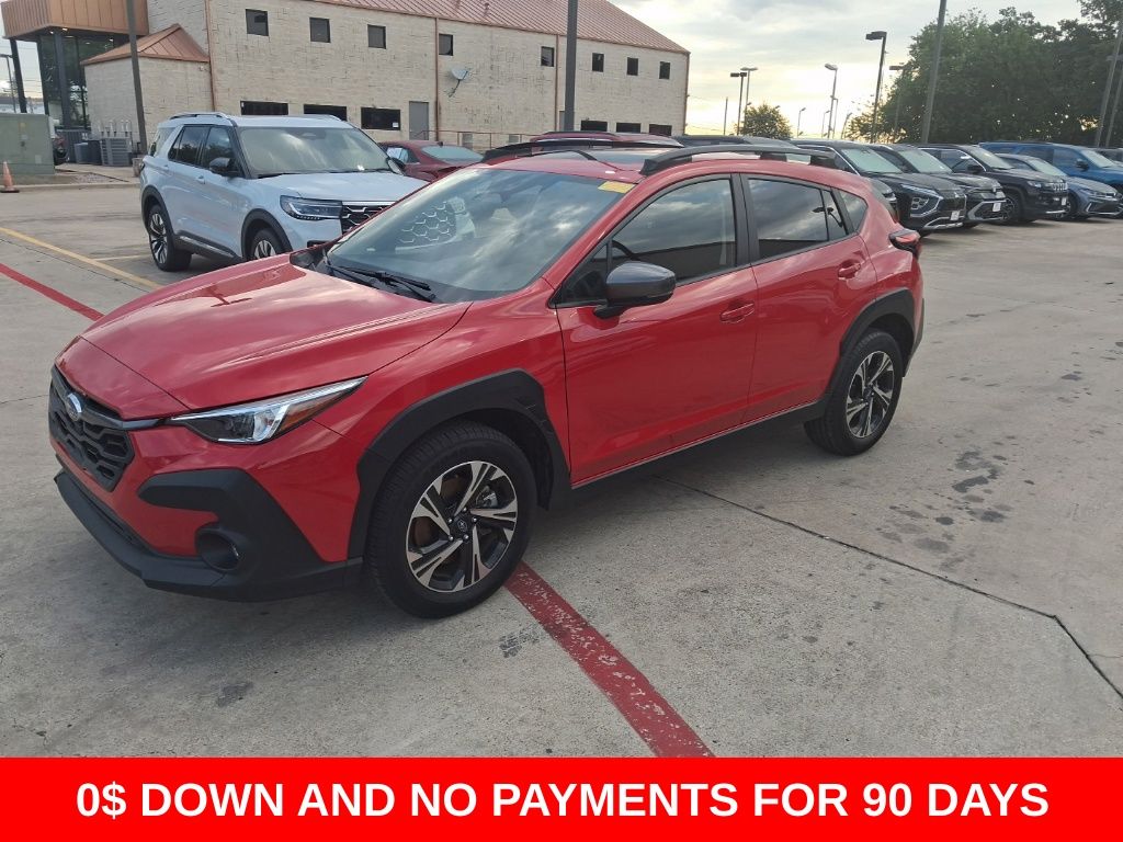 Pure Red 2025 Subaru Crosstrek Premium AWD SUV / Crossover All-Wheel Drive Continuously Variable Transmission