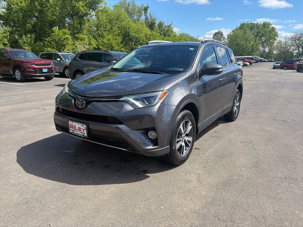Gray 2017 Toyota RAV4 XLE AWD SUV / Crossover All-Wheel Drive 6-Speed Automatic