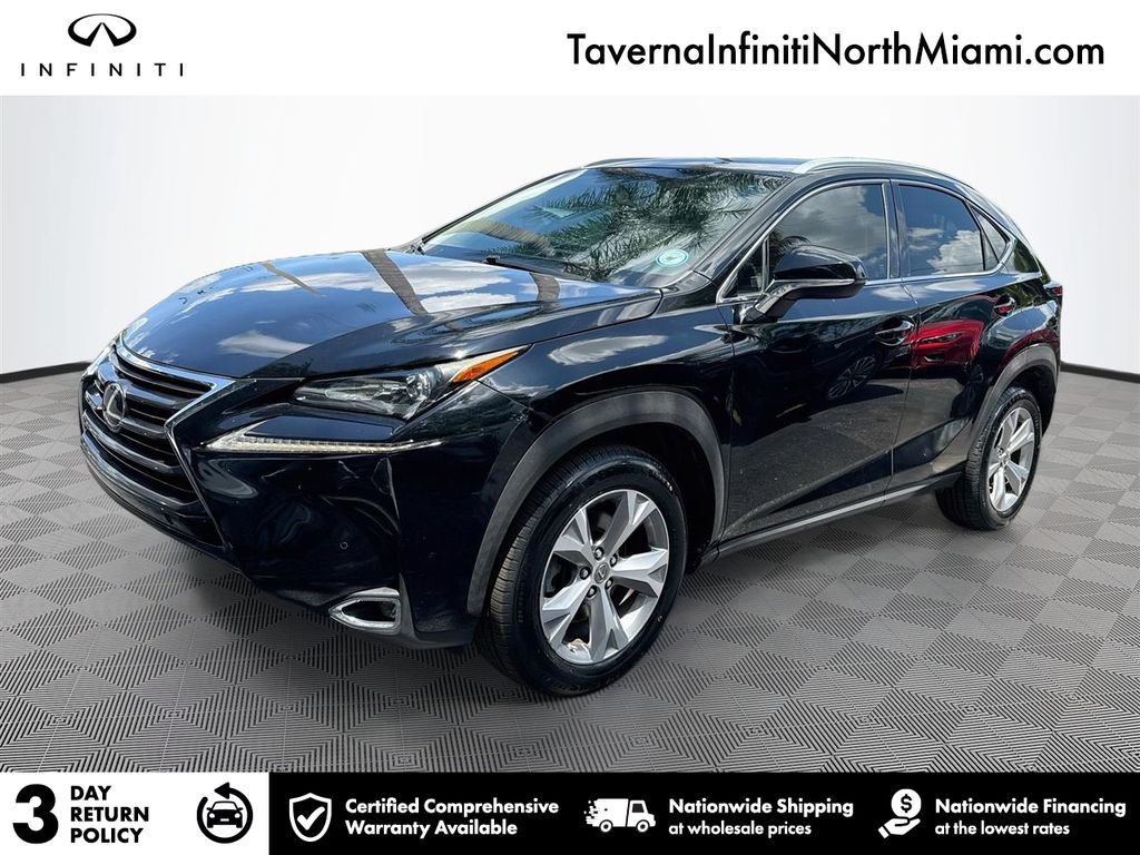 Black (Obsidian) 2017 Lexus NX SUV / Crossover Front-Wheel Drive 6-Speed Automatic