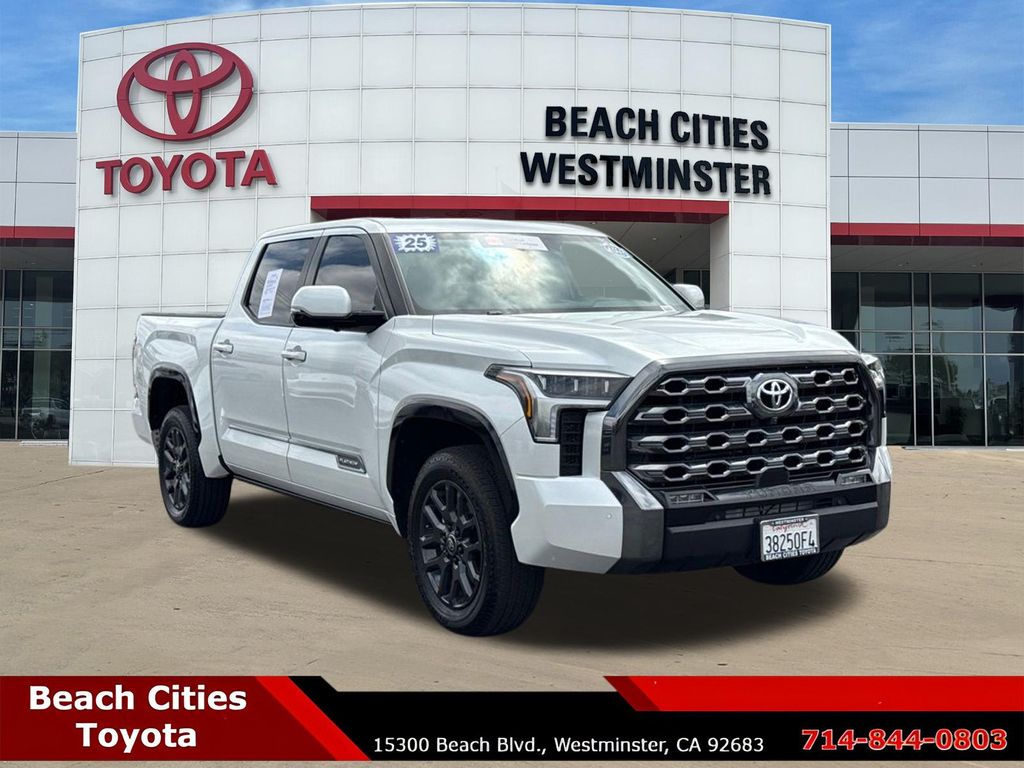 White (Wind Chill Pearl) 2025 Toyota Tundra Pickup Truck Four-Wheel Drive Automatic