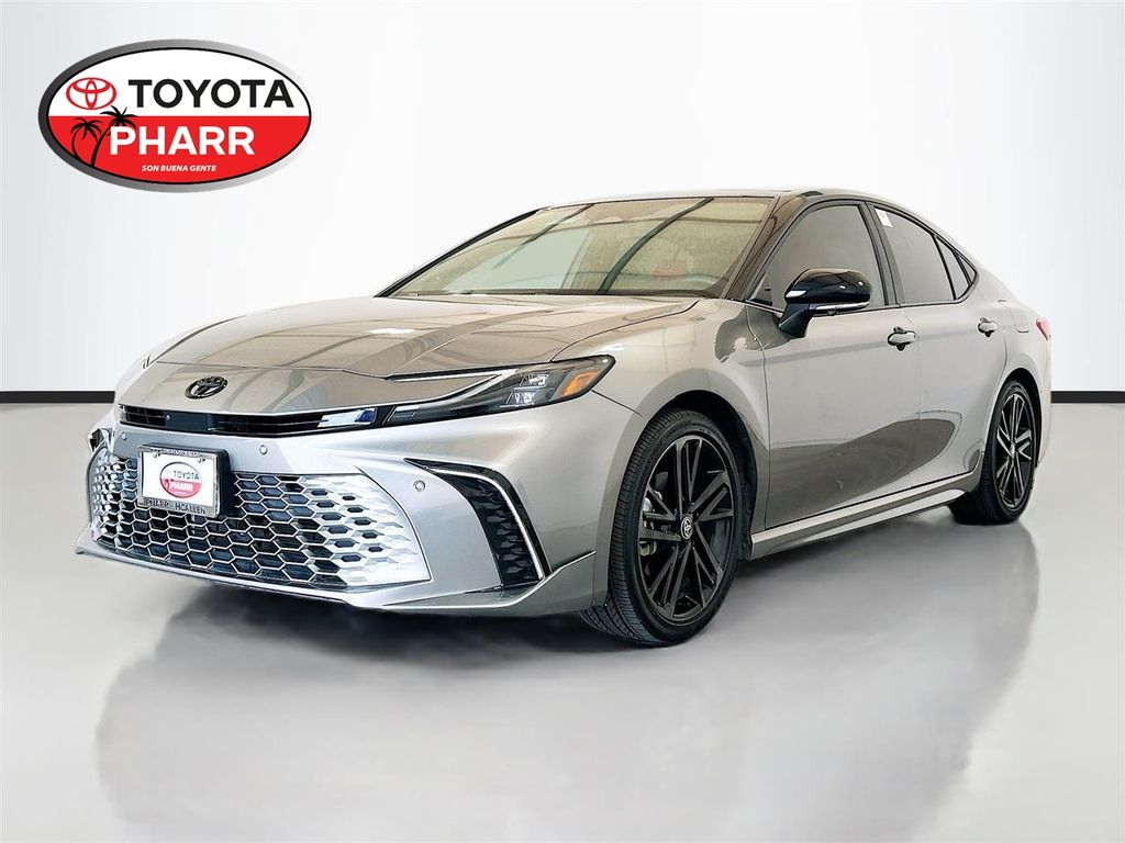 Midnight Black Metallic 2025 Toyota Camry Sedan Front-Wheel Drive Continuously Variable Transmission