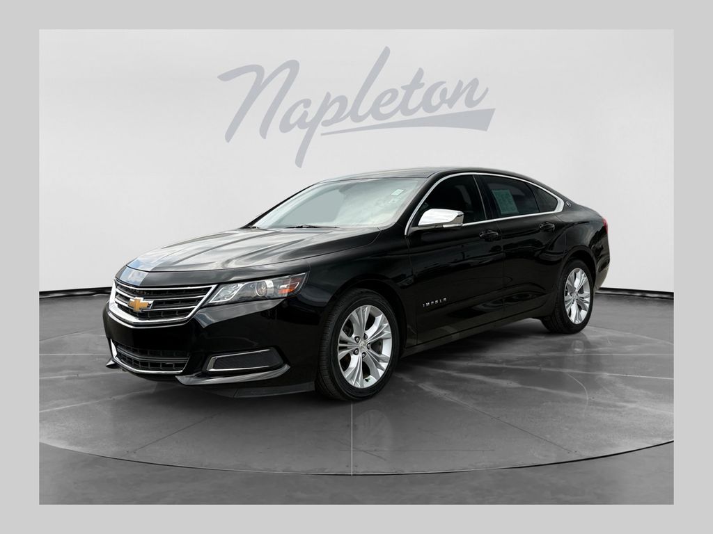 Black 2015 Chevrolet Impala Sedan Front-Wheel Drive 6-Speed Automatic Overdrive
