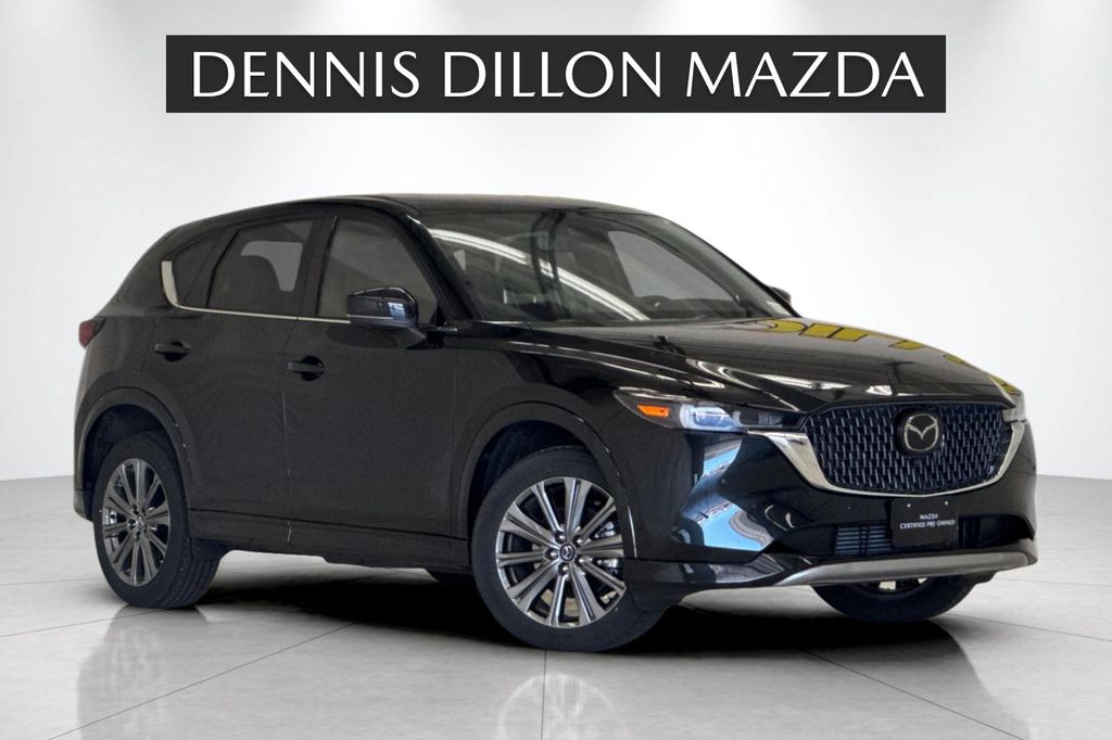 Jet Black Mica 2025 Mazda CX-5 2.5 Turbo Signature AWD SUV / Crossover All-Wheel Drive 6-Speed Automatic
