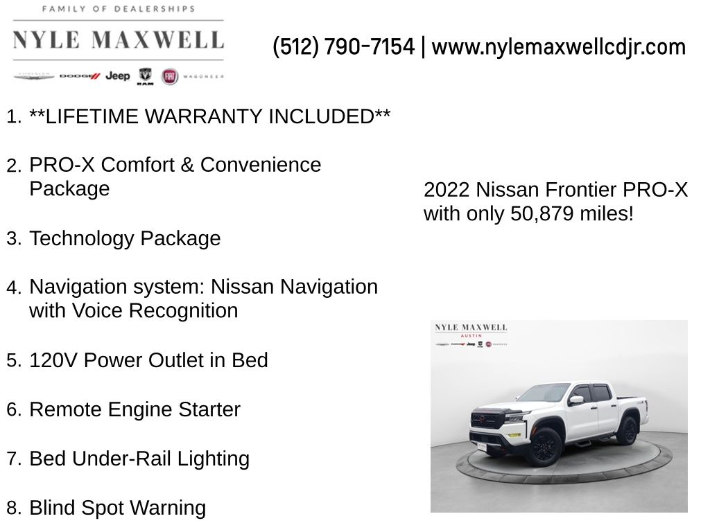 Used Car 2022 Nissan Frontier  Pro-x For Sale Under $30,000 In Austin, Texas