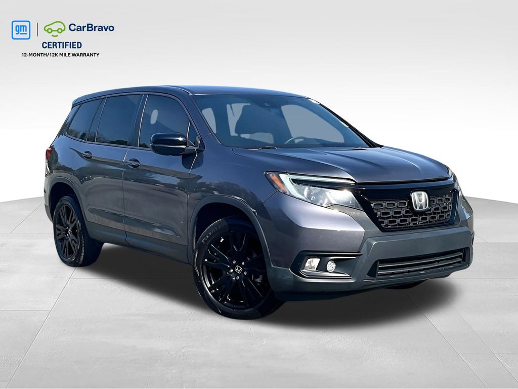 Gray 2019 Honda Passport Sport AWD SUV / Crossover All-Wheel Drive 9-Speed Automatic